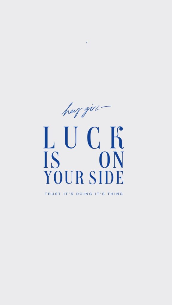 @tatianasoash | luck is on your side